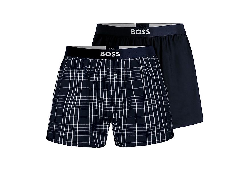 BOSS Boxershorts Boxer Shorts EW (2-St) mit Webgummibund günstig online kaufen