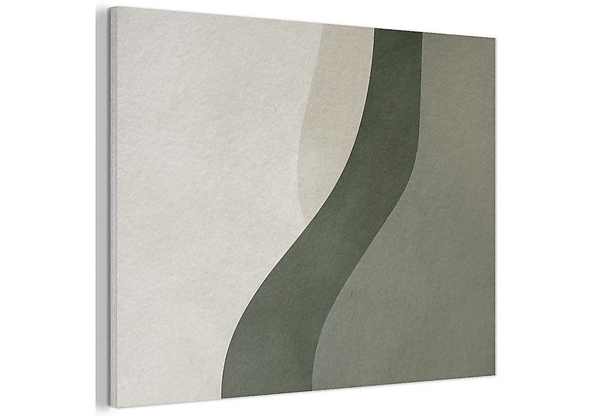 MuchoWow Gemälde Japandi - Grün - Abstrakt - Modern, Fotodruck (1 St), Akus günstig online kaufen