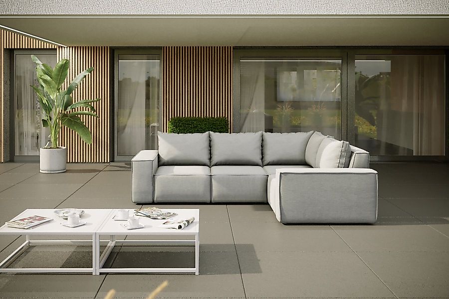 Friderik-EU Gartensofa GARTEN Couch Wasserdichtes Sofa günstig online kaufen