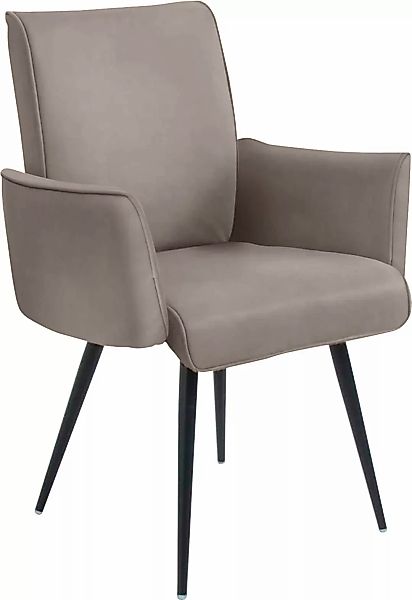 K+W Komfort & Wohnen Armlehnstuhl "Giacomo I", 1 St., Leder CLOUD, 4- Fuß-A günstig online kaufen