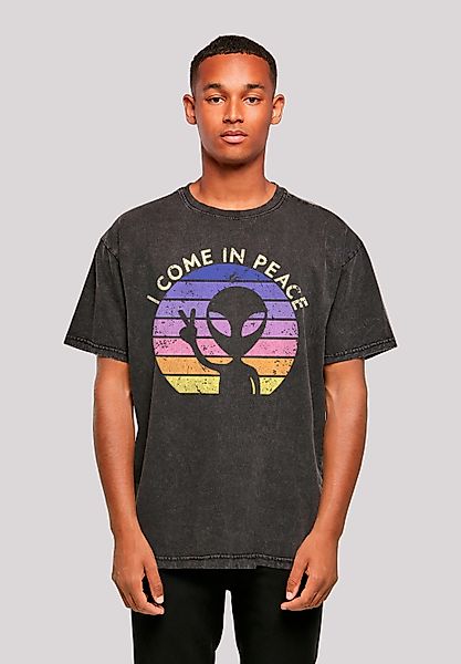 F4NT4STIC T-Shirt "Alien Peace Sunset" Premium Qualität günstig online kaufen