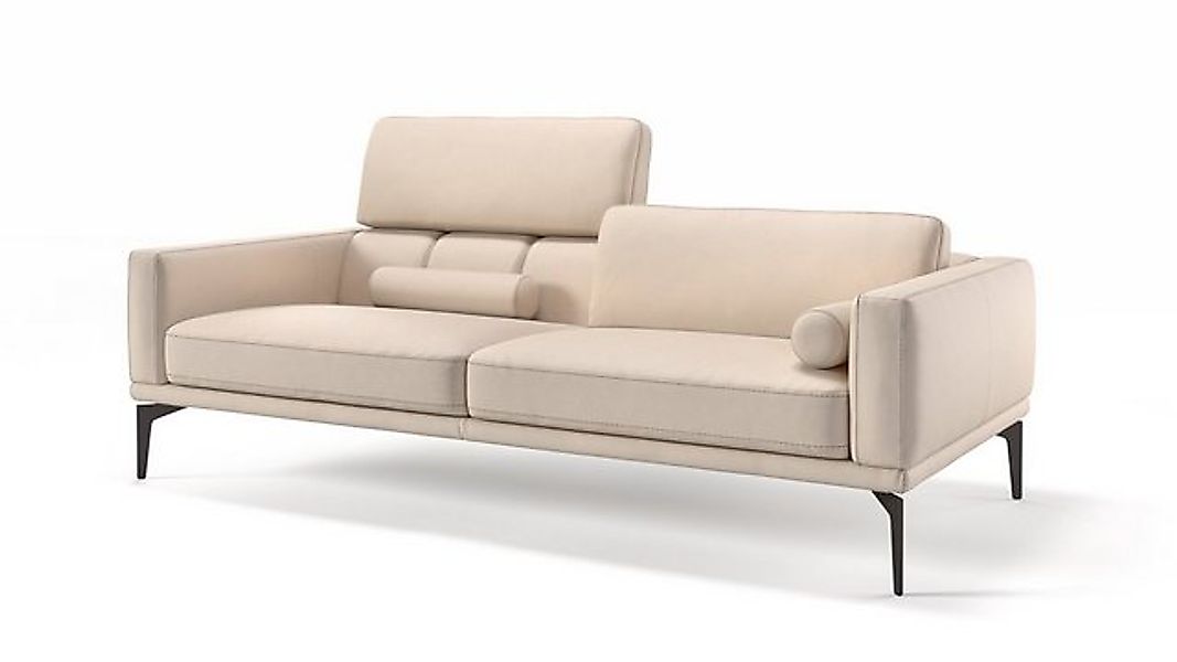 Sofanella 3-Sitzer Leder BIANCO, Relaxcouch, Designersofa, Designer Sofa, 3 günstig online kaufen