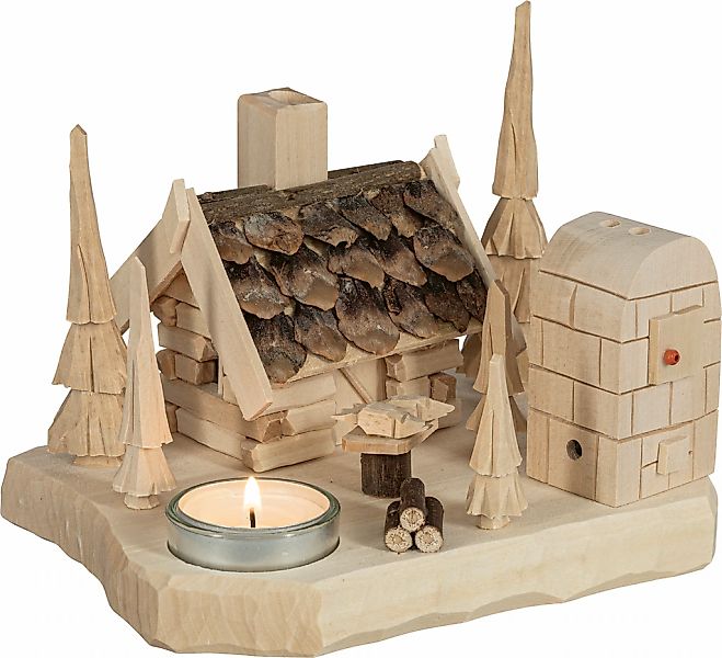 SAICO Original Räuchermännchen "Räucher-Waldhaus, Fischräucherei, für 1 Tee günstig online kaufen