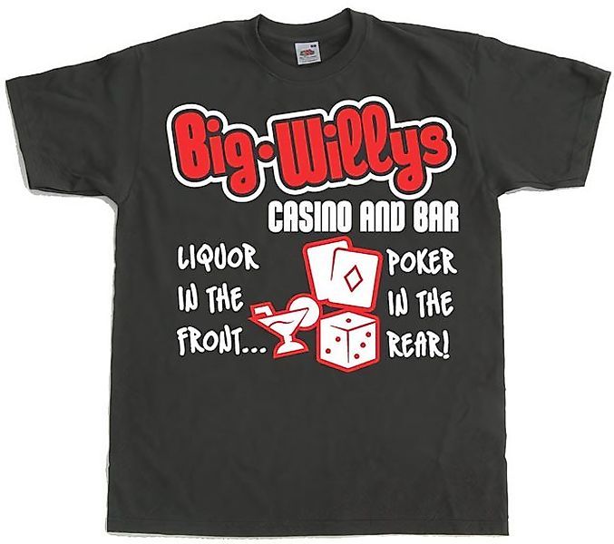 Hybris T-Shirt Big Willys Casino And Bar T-Shirt günstig online kaufen