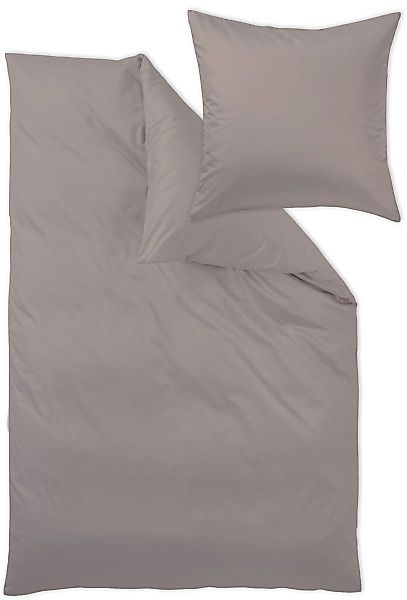 Curt Bauer Bettwäsche Uni-Mako-Satin Uni-Mako-Satin taupe günstig online kaufen