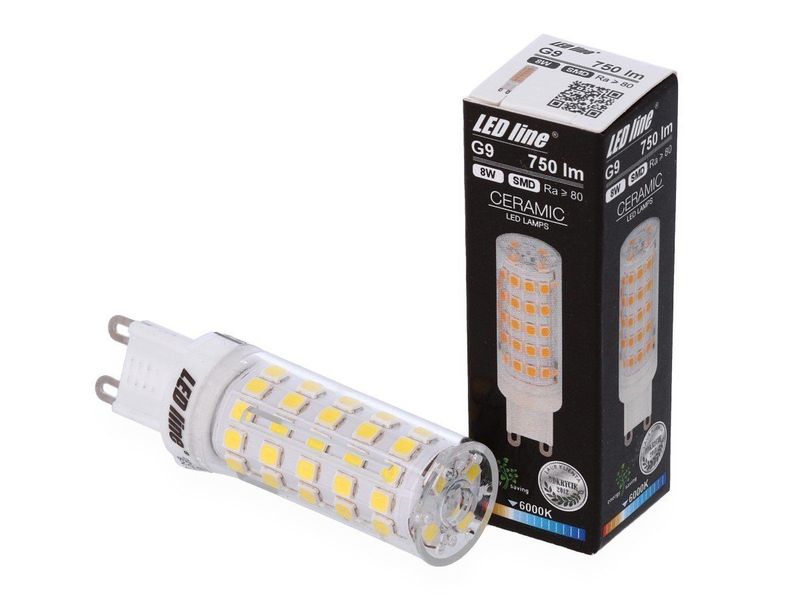 LED-Line LED-Leuchtmittel G9 LED Leuchtmittel 8W günstig online kaufen
