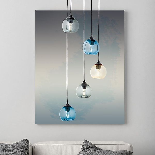 Brilliant Pendelleuchte »Amiri«, 5 flammig, Leuchtmittel E14   ohne Leuchtm günstig online kaufen