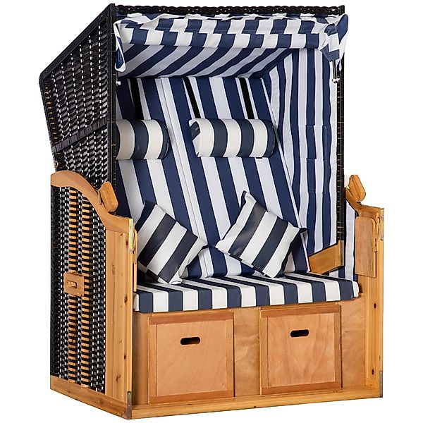 Outsunny Strandkorb Strandkorb, BxTxH: 118x79x160 cm, günstig online kaufen