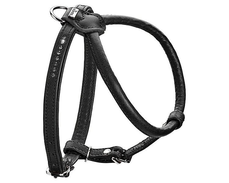 Hunter Tierbedarf Hunde-Geschirr Geschirr Round & Soft Canadian Up schwarz günstig online kaufen