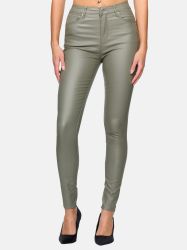 Elara Lederhose Elara Damen Hose Kunstleder günstig online kaufen