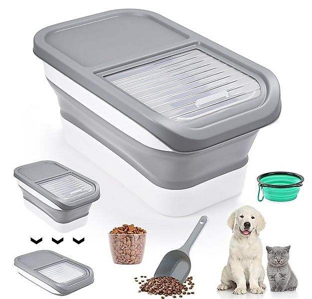 TUWENA Futterbehälter Faltbarer Futtertonne Hund, Haustierfutter - Containe günstig online kaufen
