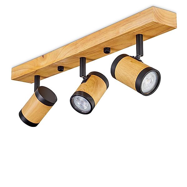 hofstein Deckenleuchte moderne Deckenlampe aus Holz/Metall günstig online kaufen