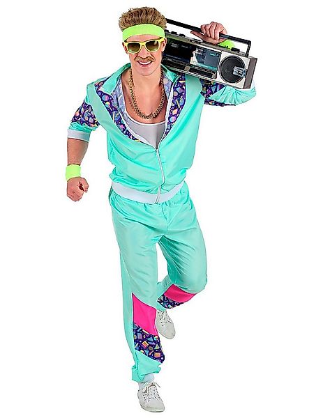 Widmann S.r.l. Kostüm 80er Jahre Trainingsanzug für Herren Karnevalskostüm günstig online kaufen