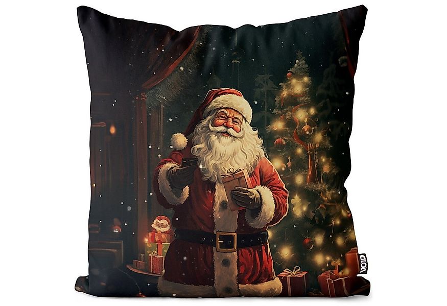 VOID Kissenbezug, (1 Stück), Nikolaus Geschenke Weihnachtsbaum weihnachtsma günstig online kaufen