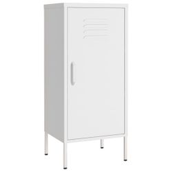 vidaXL Aktenschrank Lagerschrank Weiß 42,5x35x101,5 cm günstig online kaufen
