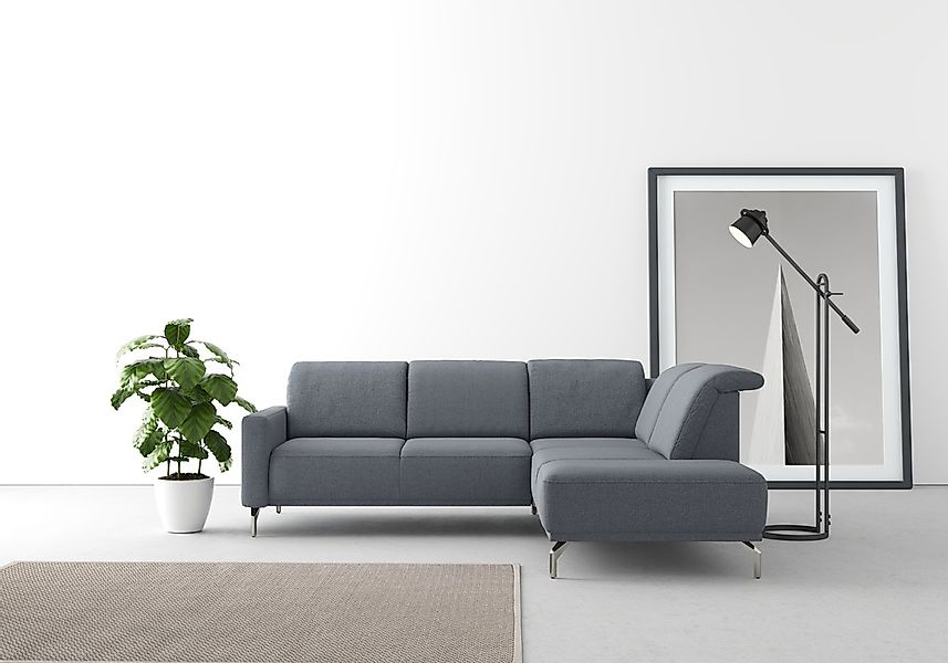 sit&more Ecksofa "Bailando L-Form" wahlweise mit Kopfteilverstellung und Vo günstig online kaufen