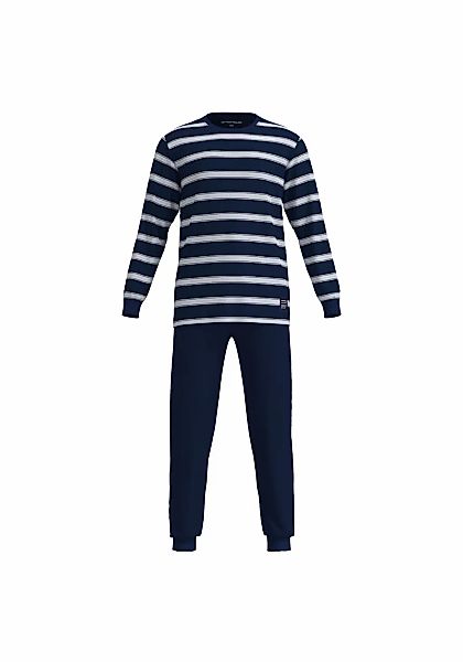 TOM TAILOR Schlafanzug "Pyjama Pyjama lang Rundhalsausschnitt" günstig online kaufen