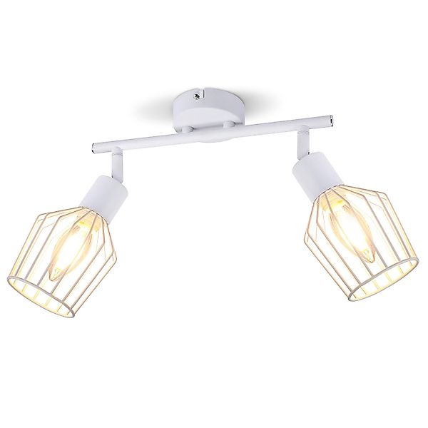 Nettlife LED Deckenspots Schwarz Weiß E14 günstig online kaufen