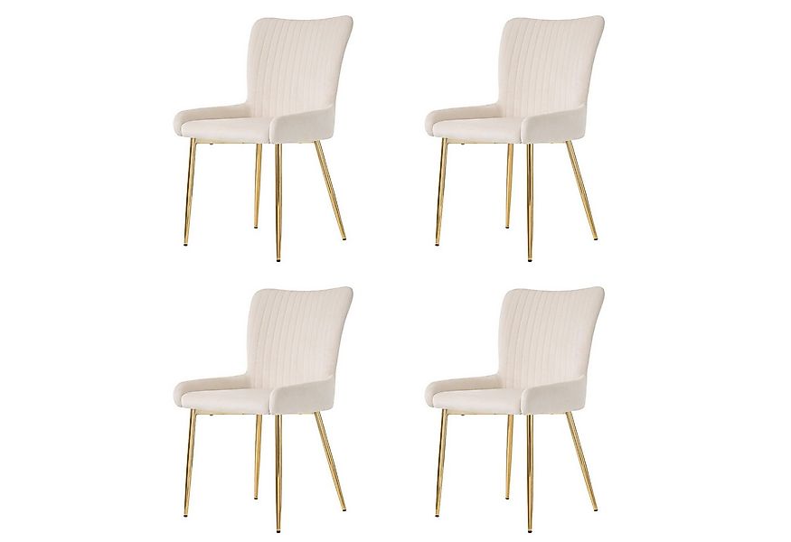 Flieks Esszimmerstuhl (Set, 4 St), 4er Set Polsterstühle Wohnzimmerstuhl mi günstig online kaufen