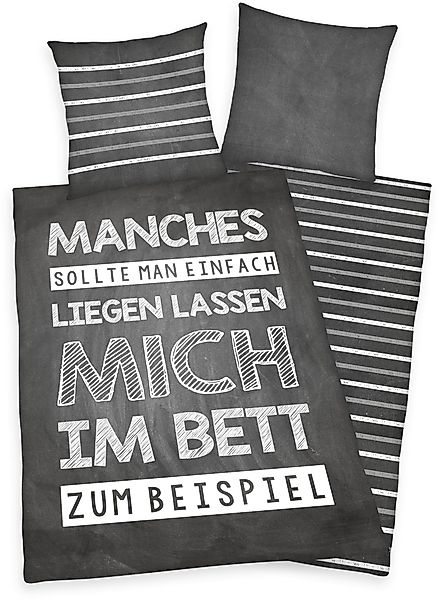 Herding Young Collection Wendebettwäsche "Manches sollte günstig online kaufen