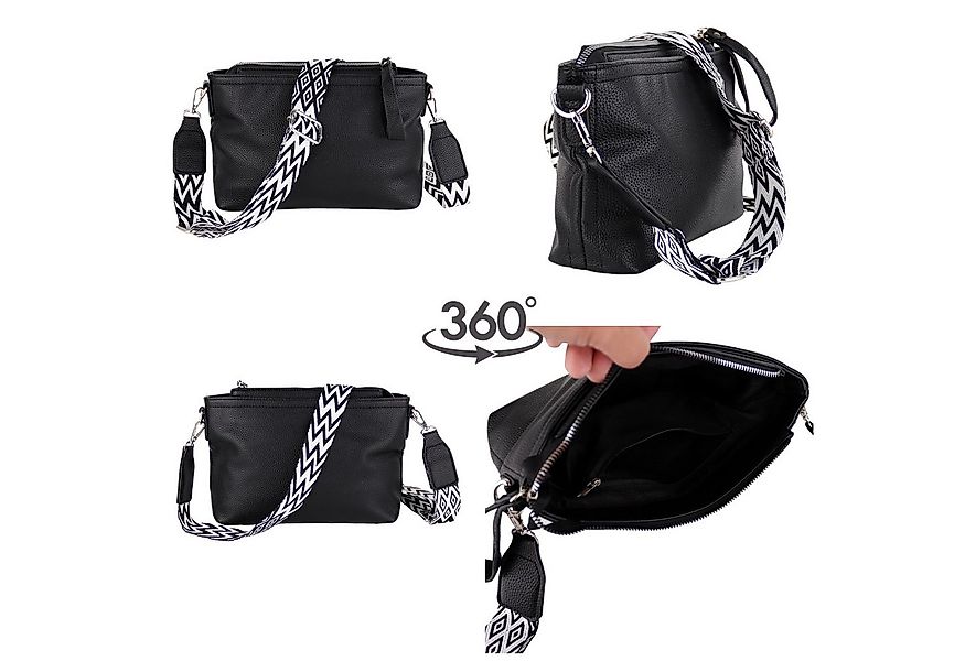 MIRROSI Umhängetasche Damen, Veganleder Crossbody Tasche Bag, Schultertasch günstig online kaufen