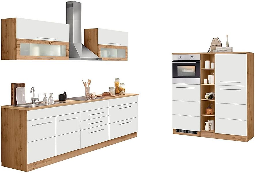 KOCHSTATION Küchenzeile KS-Wien, Breite 430 cm, wahlweise mit E-Geräten und günstig online kaufen