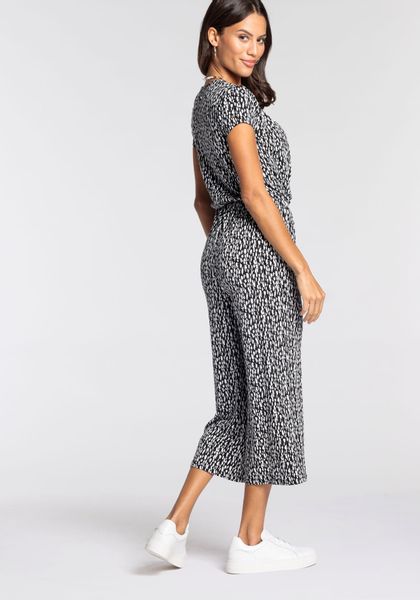 Laura Scott Jumpsuit mit V-Ausschnitt günstig online kaufen