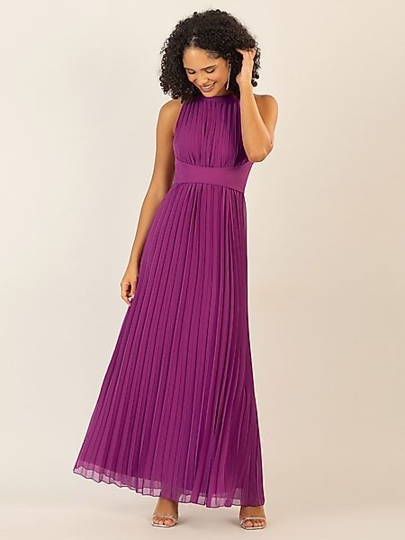 Apart Chiffonkleid aus leicht körnigem, plissiertem günstig online kaufen