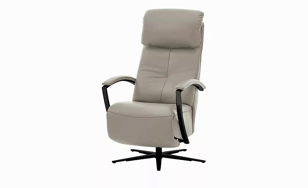 Hukla Relaxsessel Leder Pierre ¦ grau Polstermöbel > Sessel > Relaxsessel - günstig online kaufen