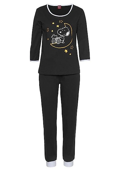 PEANUTS Pyjama (2 tlg) mit Snoopy Druckmotiv günstig online kaufen