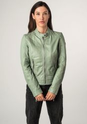 Mauritius Lederjacke "MWFilla" mit kleinem Stehkragen günstig online kaufen