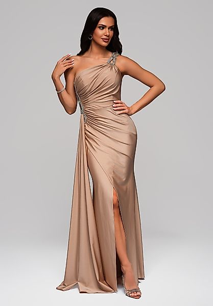 OMBRE Abendkleid Luxuriöses One-Shoulder Abendkleid mit günstig online kaufen