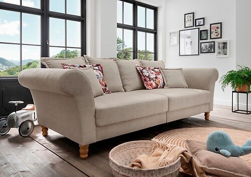 Home affaire Big-Sofa »Tassilo Mega Sofa mit viel Platz, bequem durch Kalts günstig online kaufen