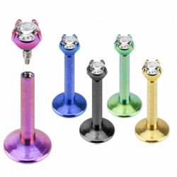 Taffstyle Piercing-Set Piercing Labret Stecker Lippenstecker günstig online kaufen