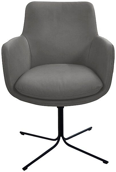 K+W Komfort & Wohnen Drehstuhl »Pego« () filigranem 4-Fuß-Gestell in schwar günstig online kaufen