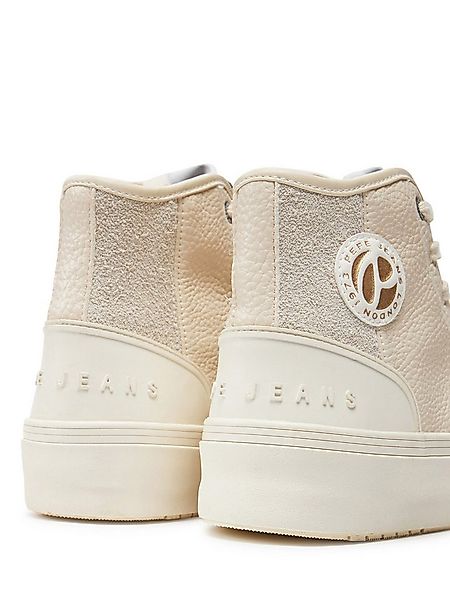 Pepe Jeans Sneakers aus Stoff PLS31576 Écru Sneaker günstig online kaufen