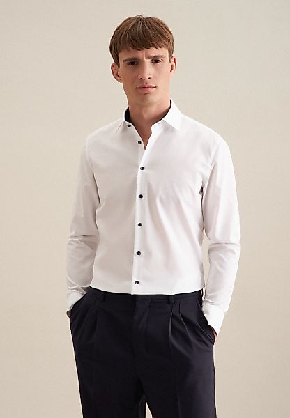 seidensticker Businesshemd "Schwarze Rose" X-Slim 1/1 Extra lang Kentkragen günstig online kaufen