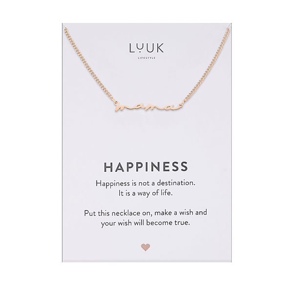 LUUK LIFESTYLE Kette mit Anhänger Mama, günstig online kaufen