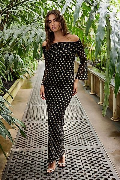 Next Maxikleid Trägerloses Maxikleid aus Netzstoff günstig online kaufen