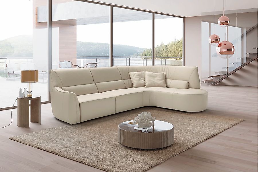 Egoitaliano Ecksofa "Puffy, extravagant & edel, Retro Designsofa, hoher Sit günstig online kaufen