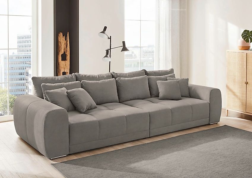 Jockenhöfer Gruppe Big-Sofa "Moldau XXL, B: 306 cm" Mega-Sofa, mit 4 Zierki günstig online kaufen