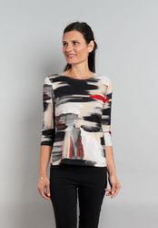 Seidel Moden 3/4-Arm-Shirt mit grafischem Muster günstig online kaufen