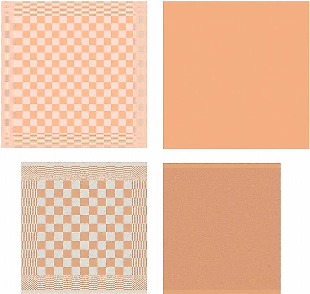 DDDDD Geschirrtuch "Barbeque" Set aus Jacquard-Gewebe und weicher Frottee, günstig online kaufen