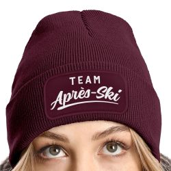 MoonWorks Strickmütze Damen Beanie Patch Skifahren günstig online kaufen