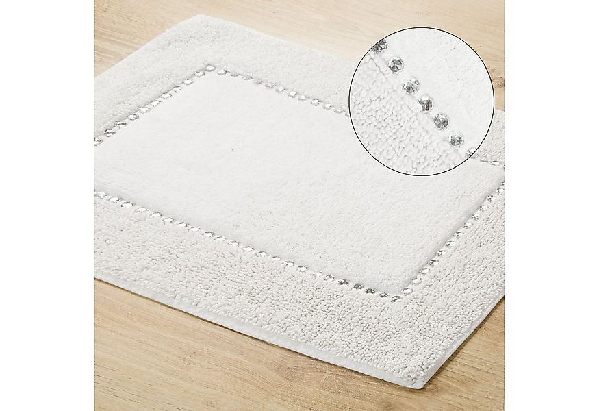 Eurofirany Teppich CHICK Eleganter Teppich Design Badematte Badeteppich Kri günstig online kaufen