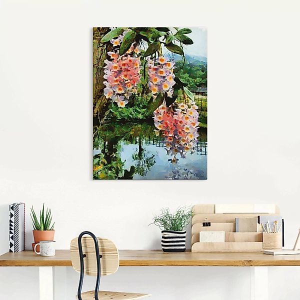 Artland Wandbild »Blühender tropischer Baum II«, Baumbilder, (1 St.) günstig online kaufen