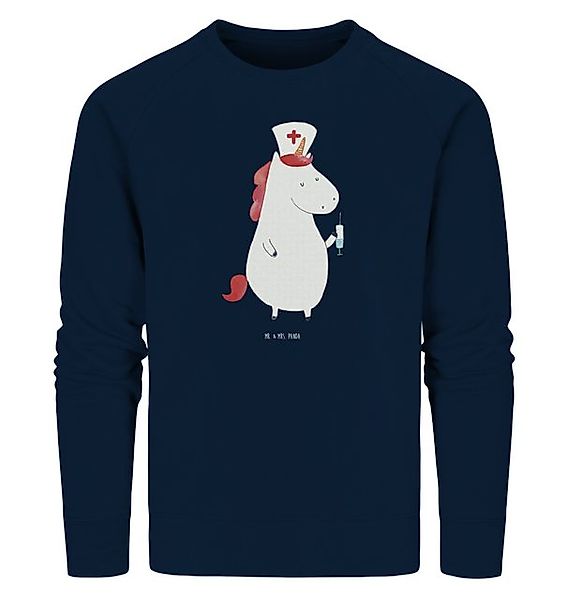 Mr. & Mrs. Panda Longpullover Einhorn Krankenschwester Größe S - French Nav günstig online kaufen