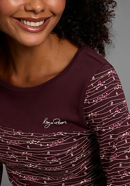 KangaROOS Langarmshirt, Langarm, sehr figurbetont, aus Baumwolle günstig online kaufen