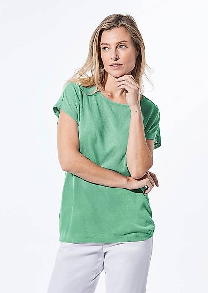 GOLDNER T-Shirt Shirt in Leinenoptik günstig online kaufen