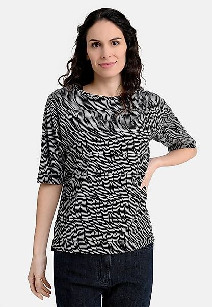 BICALLA T-Shirt Shirt mit Jacquard-Muster in günstig online kaufen